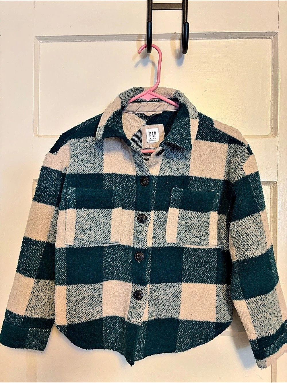 Gap Kids Plaid Jacket Size Medium Like New